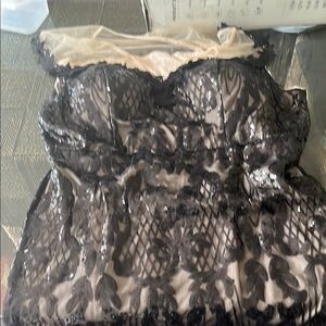 Elegant Black Lace Dress